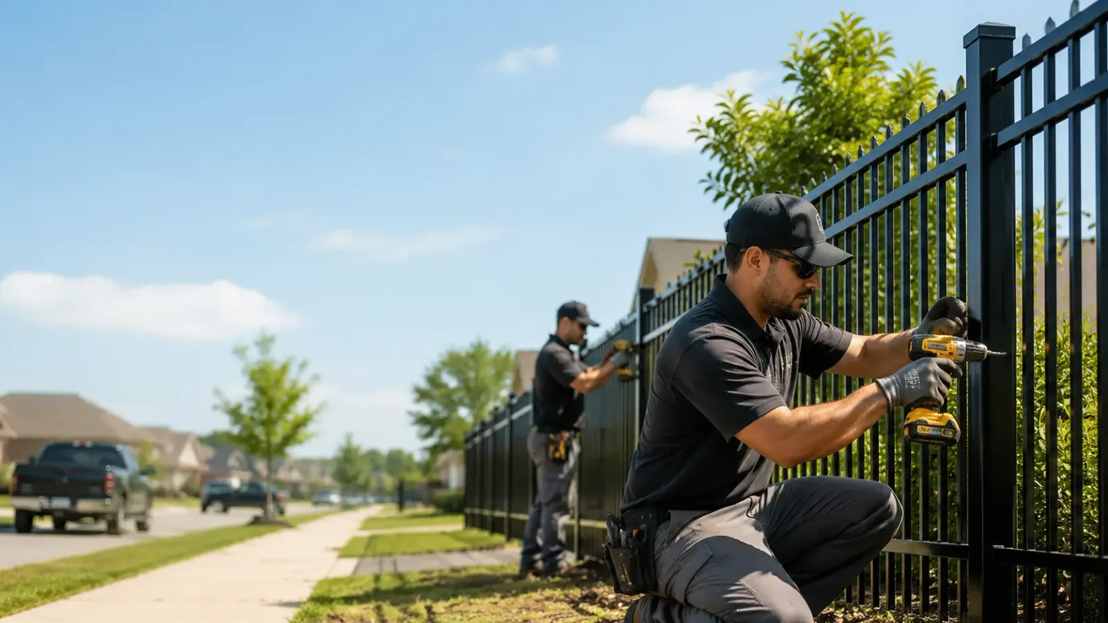 Metal Fence Installation in Newport, MI